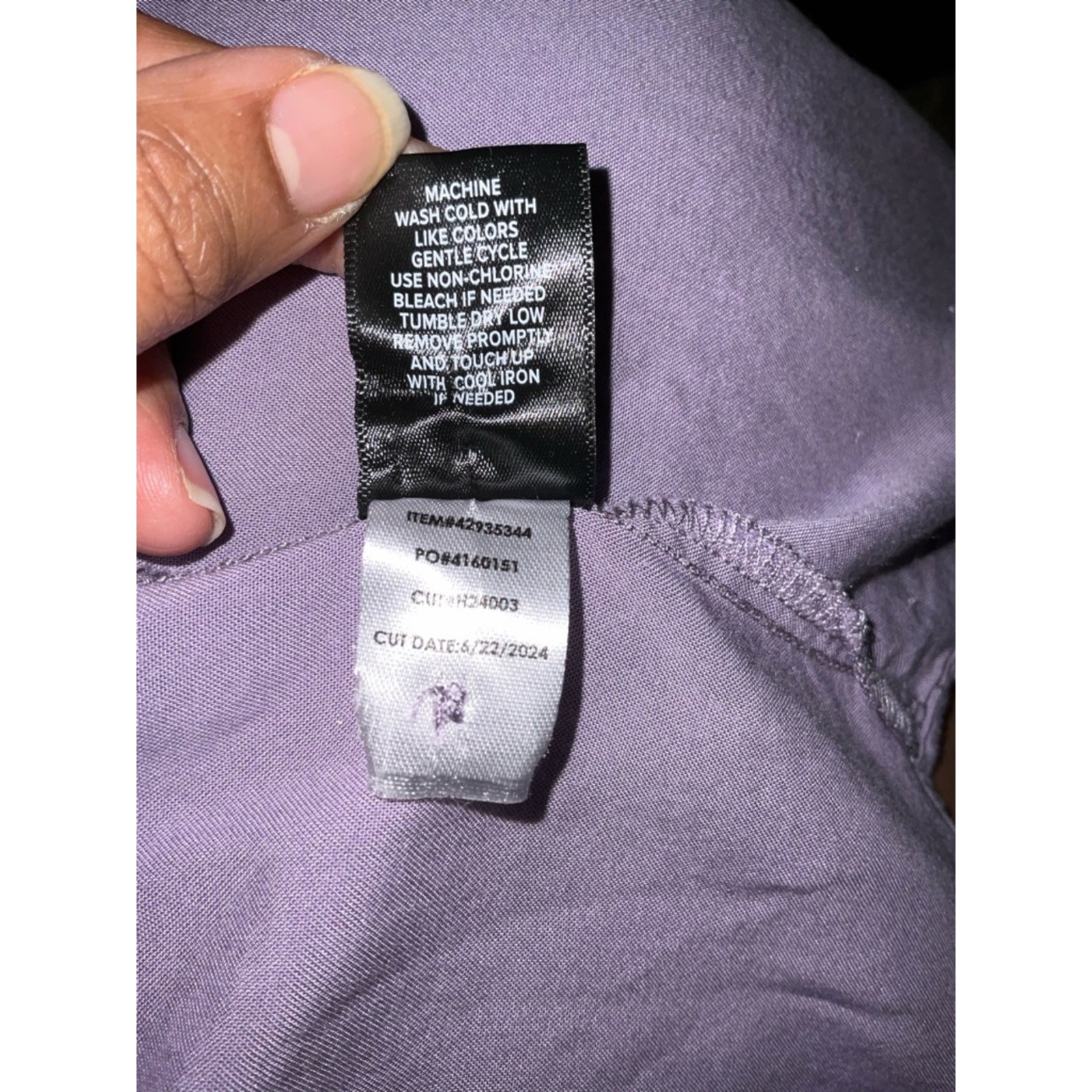 Torrid Lavender Babydoll Button Front Top Size 2 2X Plus NWOT Viscose Peplum