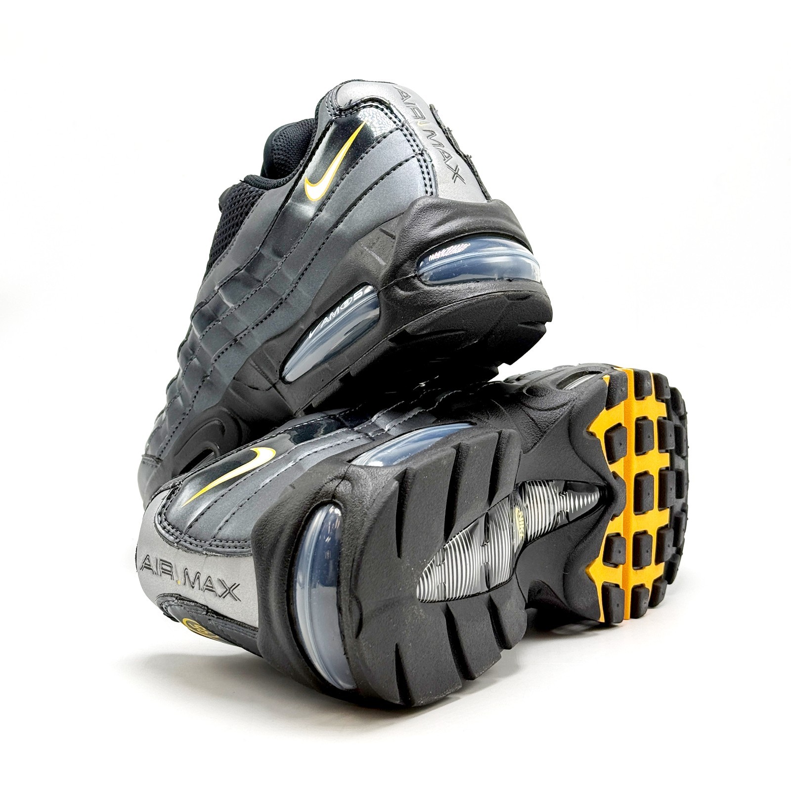 *NEW* MEN NIKE AIR MAX 95 Big Bubble SE BLACK / UNIVERSITY GOLD (IB6830 001) 👍