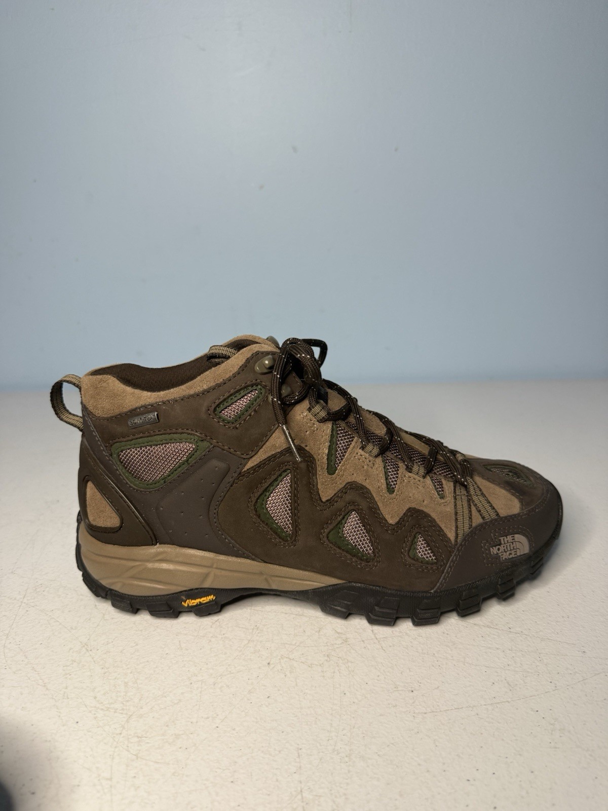 The North Face Men’s Offtrail GORE-TEX Hiking Mid Boots Brown Waterproof Size 9