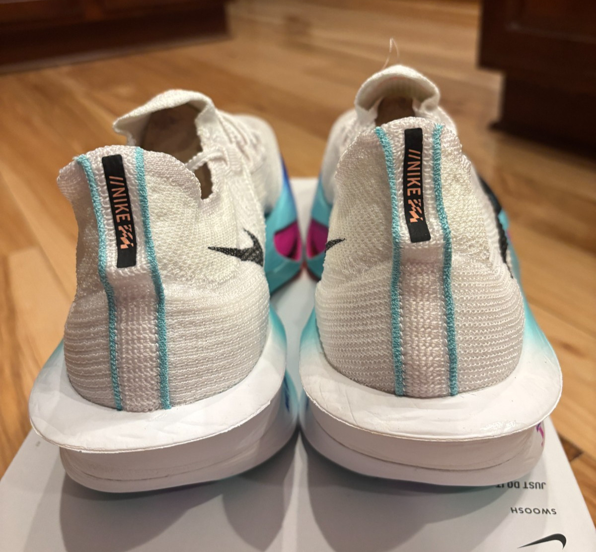 Nike Air Zoom Alphafly Next% 3 White Black Hyper Turquoise FD8311 104 Size 12