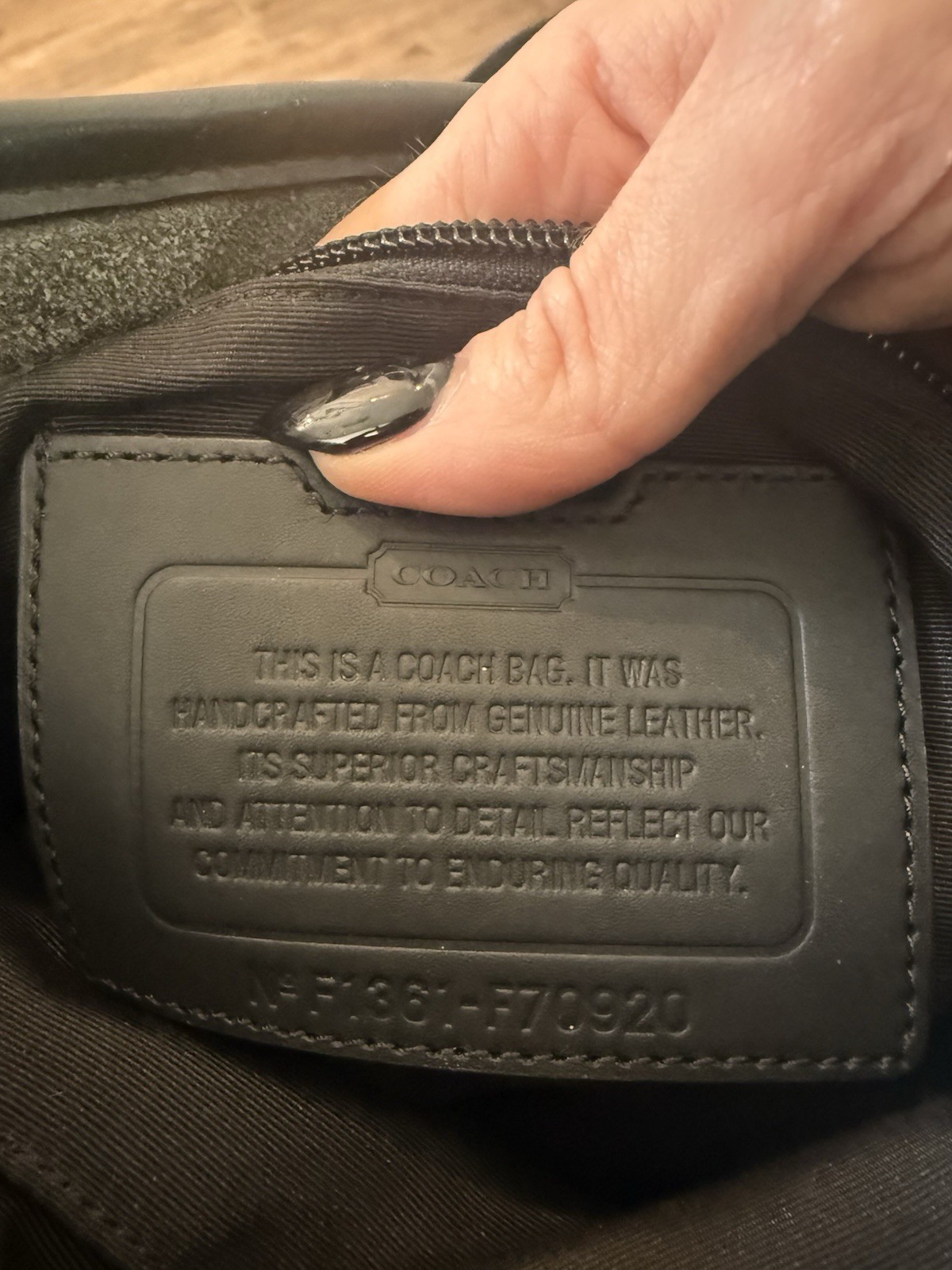 Coach Camden Tech Black leather crossbody messenger bag