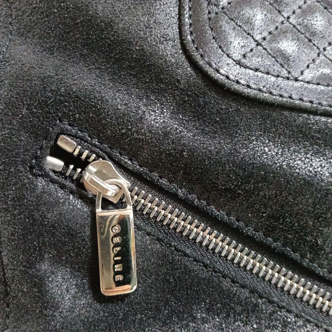 CELINE Boogie Bag Handbag Black Quilted Authentic From Japan