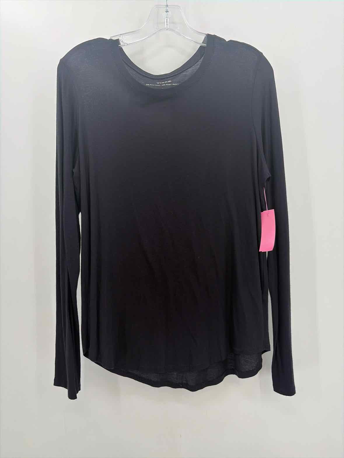 Pre-Owned Vince Navy Size Large Long Sleeve T-shirt