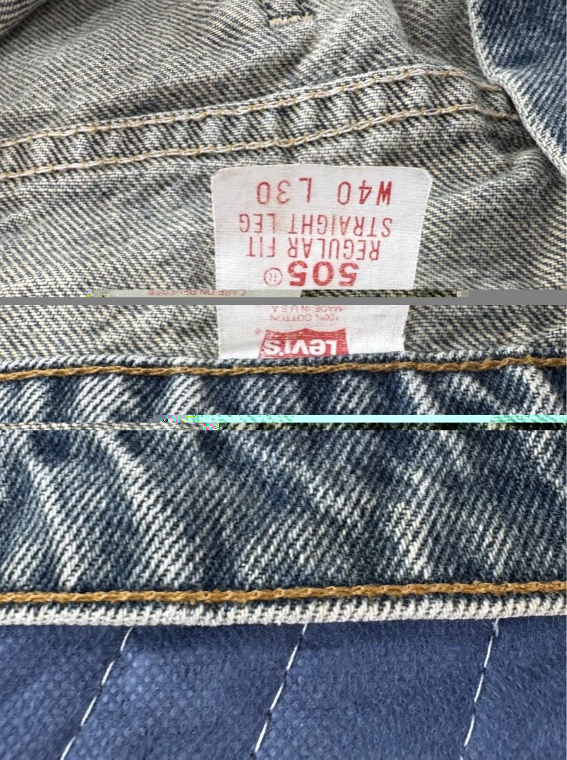 Levi’s Men’s Regular Fit Mid Rise Light Wash Cotton Straight Denim Jeans