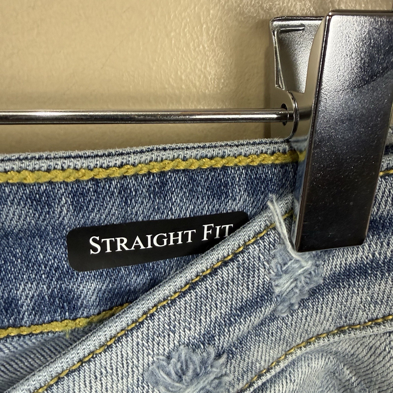 Judy Blue High Waist V-Front Vintage Wash Straight Denim Jeans – Size 11 / 30