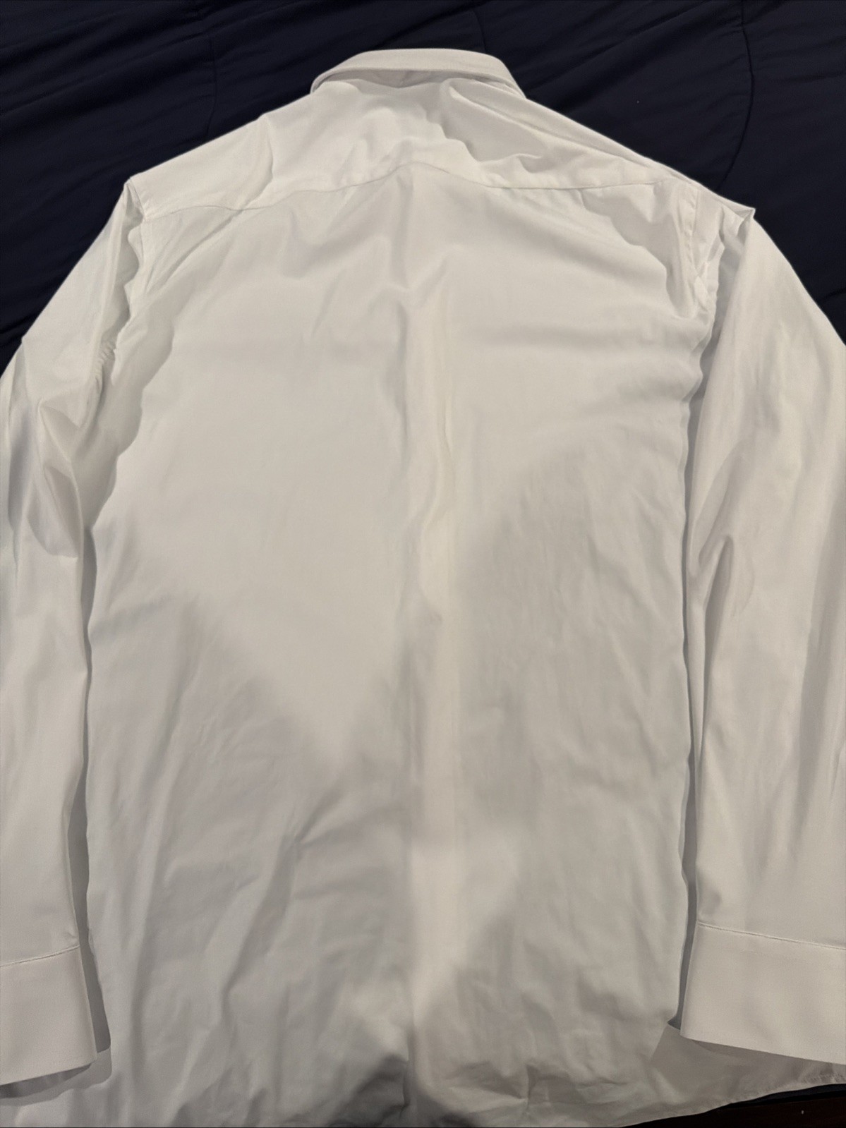 NWOT Collars & Co Apex Performance Dress Shirt Medium Solid White $119 Retail