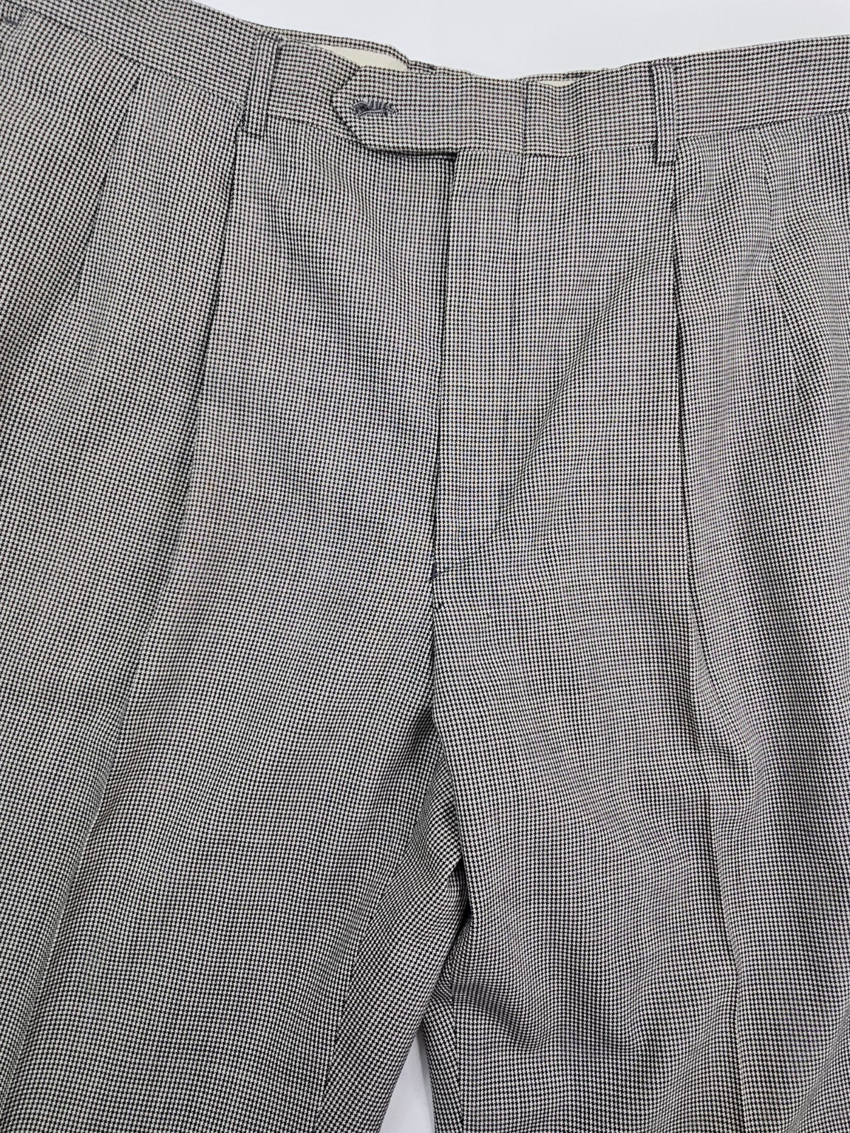 Sturbridge Classics Worsted Wool 2 Pc Suit Jacket 42R Pants 38R x 31 Houndstooth