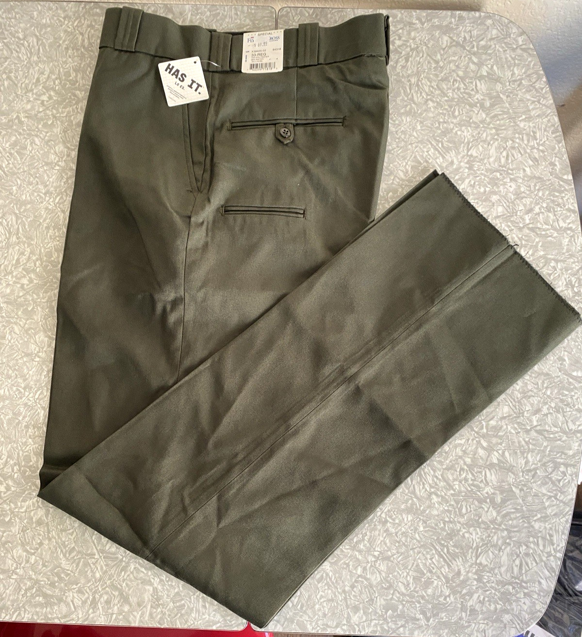 NEW Flying Cross Feccheimer #39405 Mens Uniform Pants Unhemmed USA Made NWT