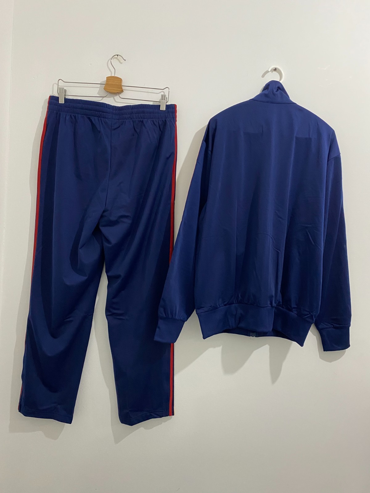 Adidas Originals Firebird Tracksuit Dark Blue Crew Yellow Team Power Red Size XL