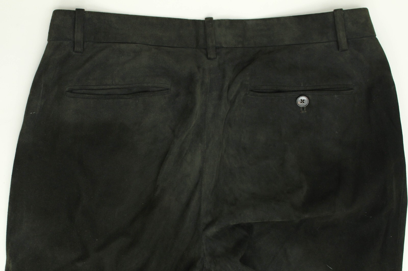 Ralph Lauren Black Label Sample Green Suede Riding Equestrian Kyler Pant 8 Flaws