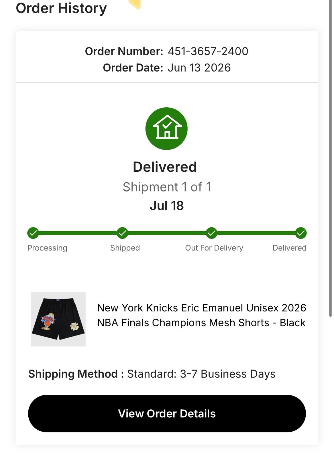 New York Knicks CHAMPIONS Eric Emanuel EE Shorts 2XL Brand New