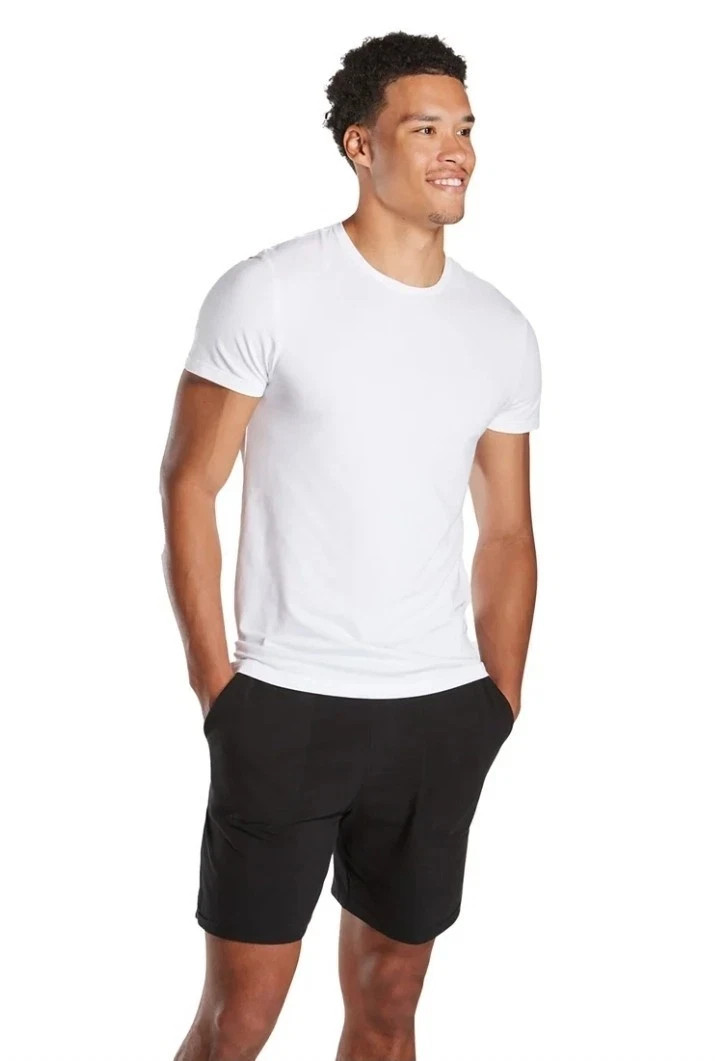 Pair of Thieves Men’s Classic Fit Short Sleeve Crewneck Undershirt 2pk – White