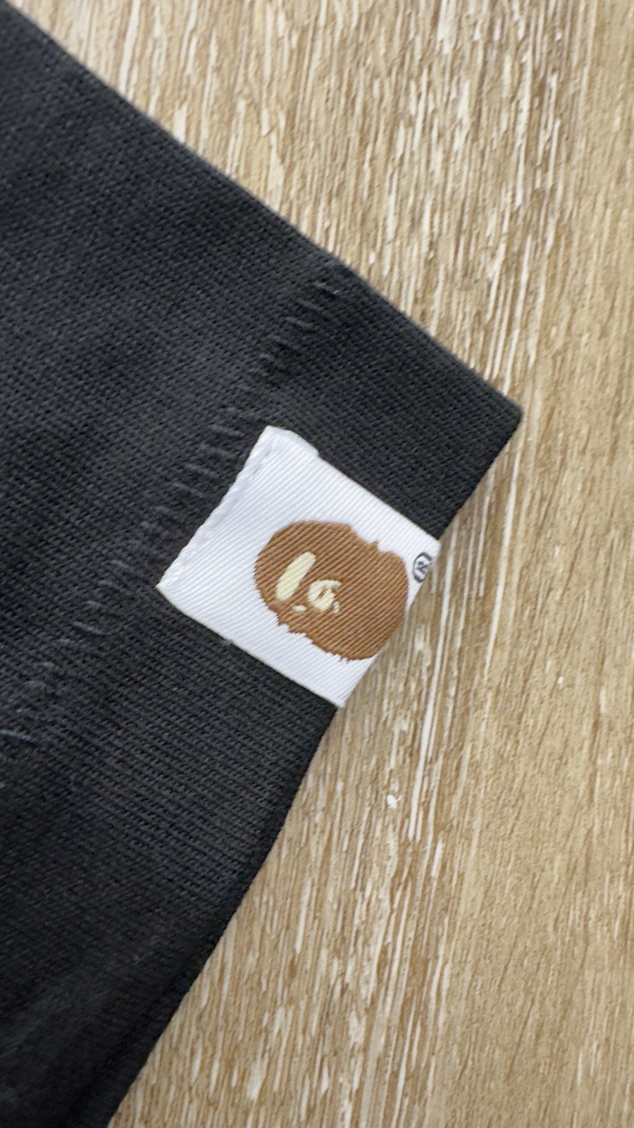 bape PHOTO APE HEAD TEE black Size L