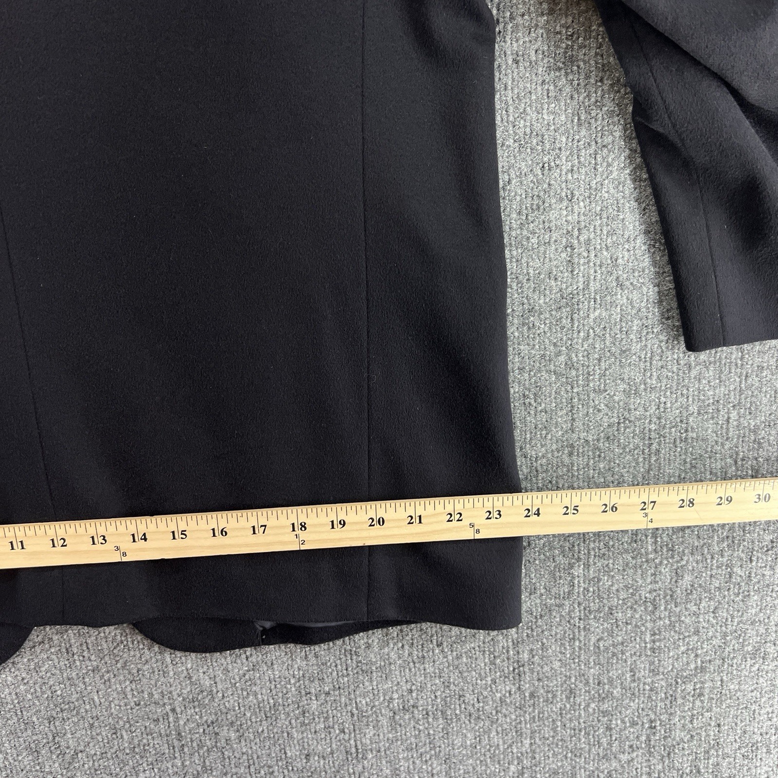 Hathaway Platinum Mens 42S 100% Pure Cashmere Italy Sport Coat Navy Solid MINT