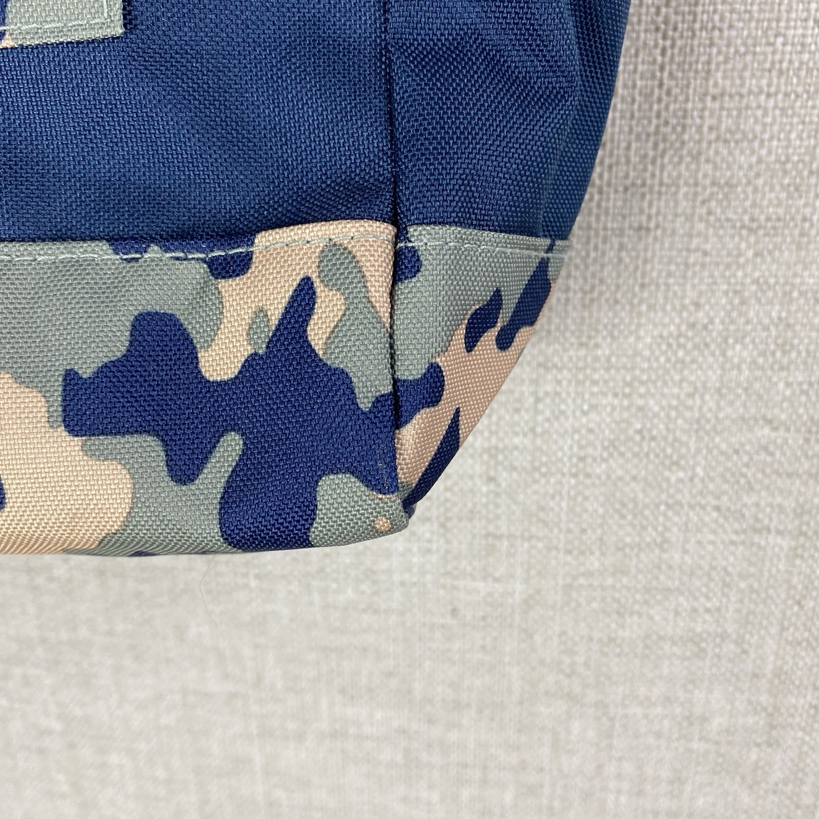 ADIDAS Originals Tote Bag Street Trefoil Camouflage Blue size 15×16