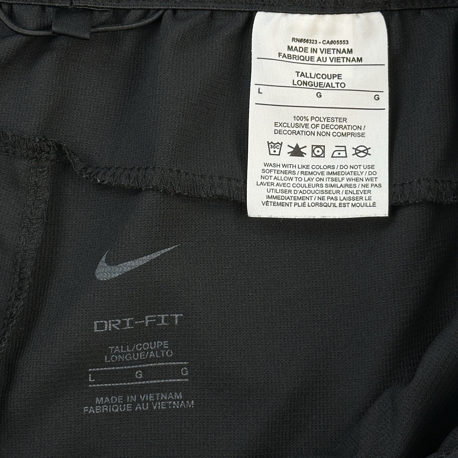 Nike Pro Flex Vent Max Shorts Mens Large Tall Black Dri Fit Atheltic Training