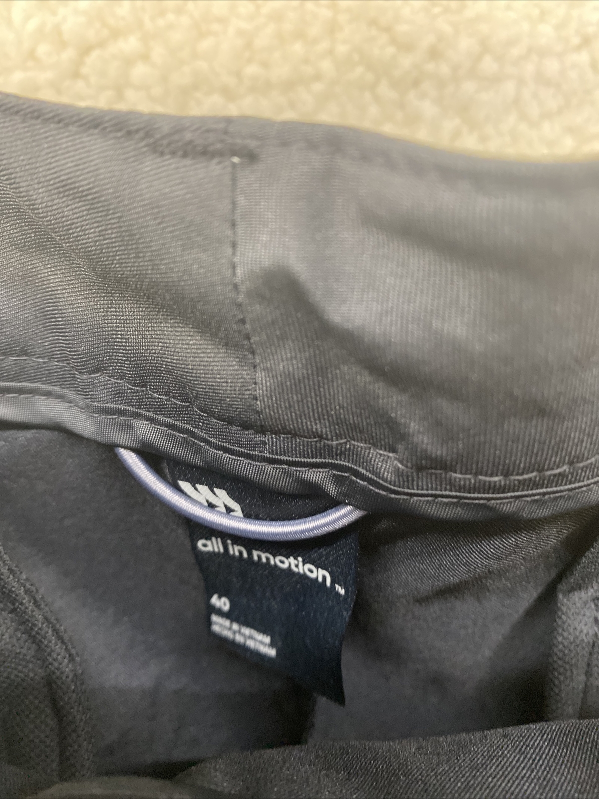 All in Motion Quick Dry UPF 50 Moisture Wicking Cargo Golf Shorts Black Size 40
