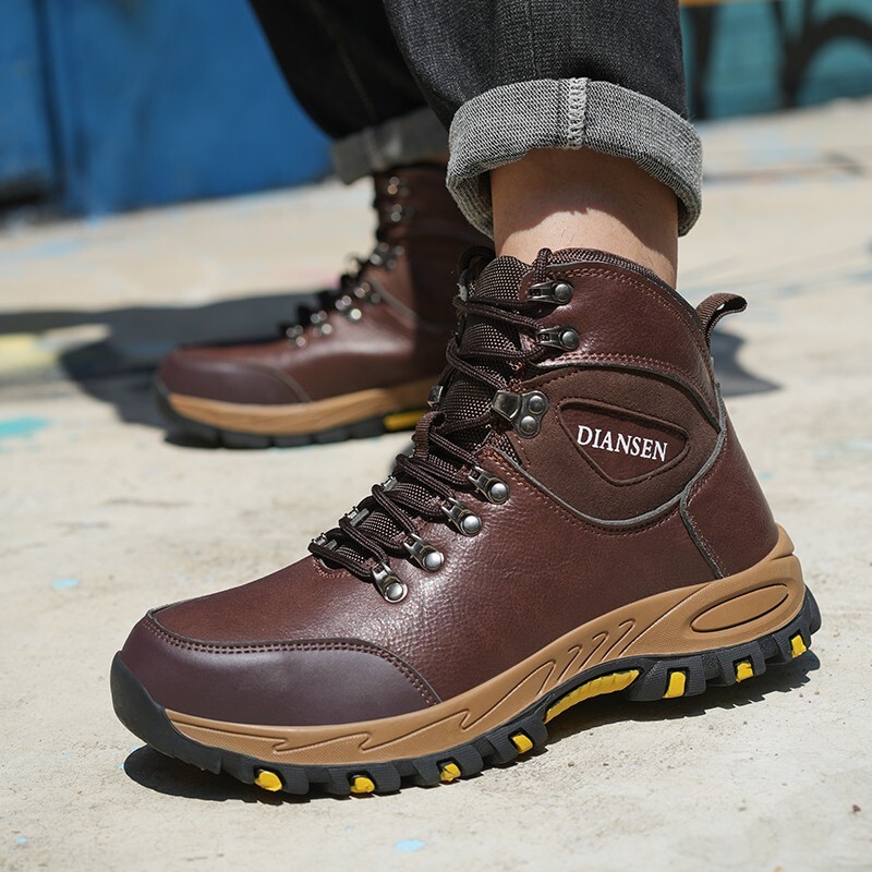 Indestructible Mens Work Boots Steel Toe Safety Shoes Waterproof Non Slip Boots