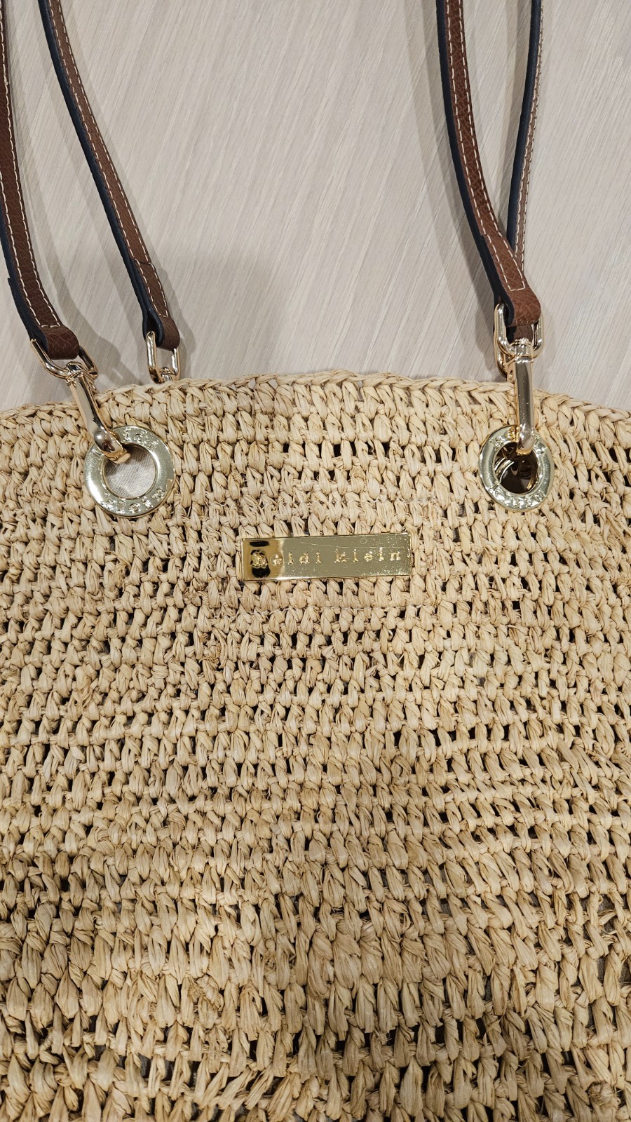 Heidi Klein Savannah Bay Raffia Straw Tote Bag (pre-owned)