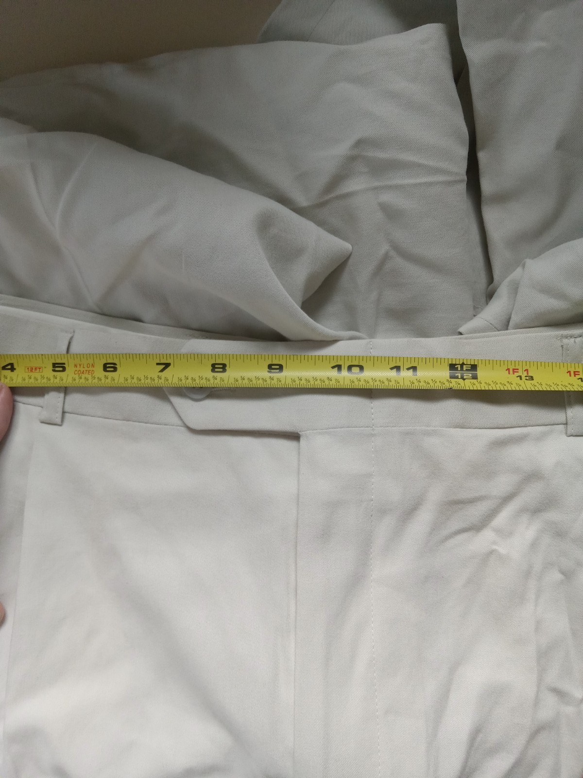 Haspel Pants Beige 38×38 Raw Hem NEW