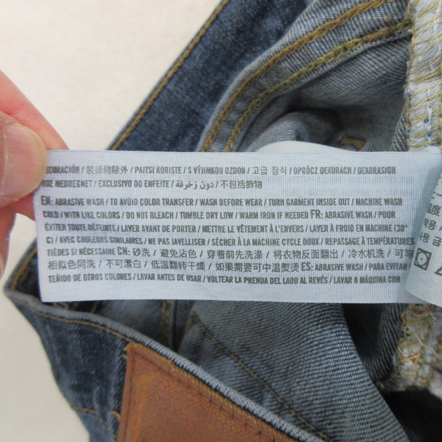 Hollister Men Jeans 29×32 Slim Straight Epic Flex Medium Wash Blue Stretch
