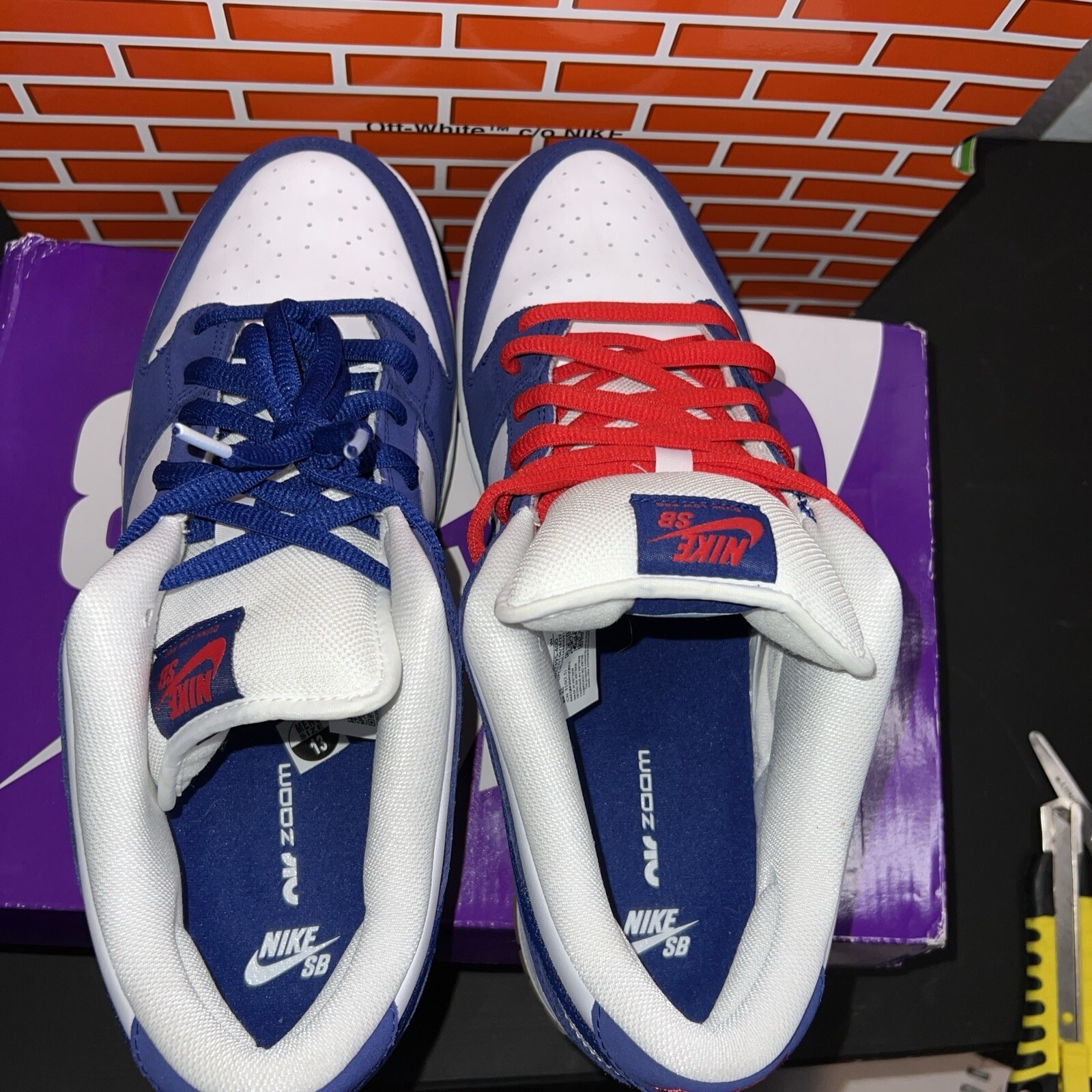 Size 13 – Nike SB Dunk Low Los Angeles Dodgers