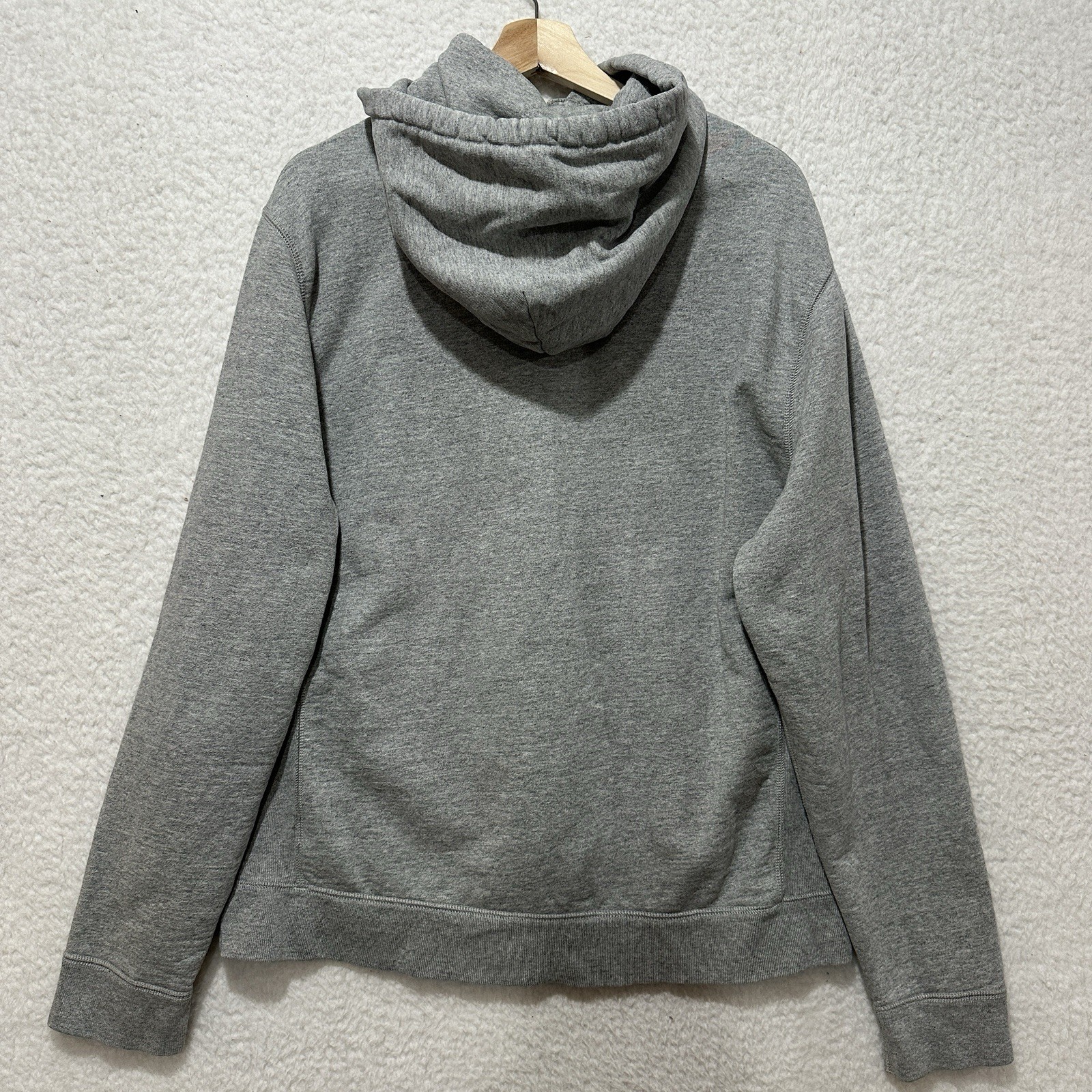 J.Crew Outerwear Fleece Hoodie Gray Deck Hook Heavyweight Sweater Size Large