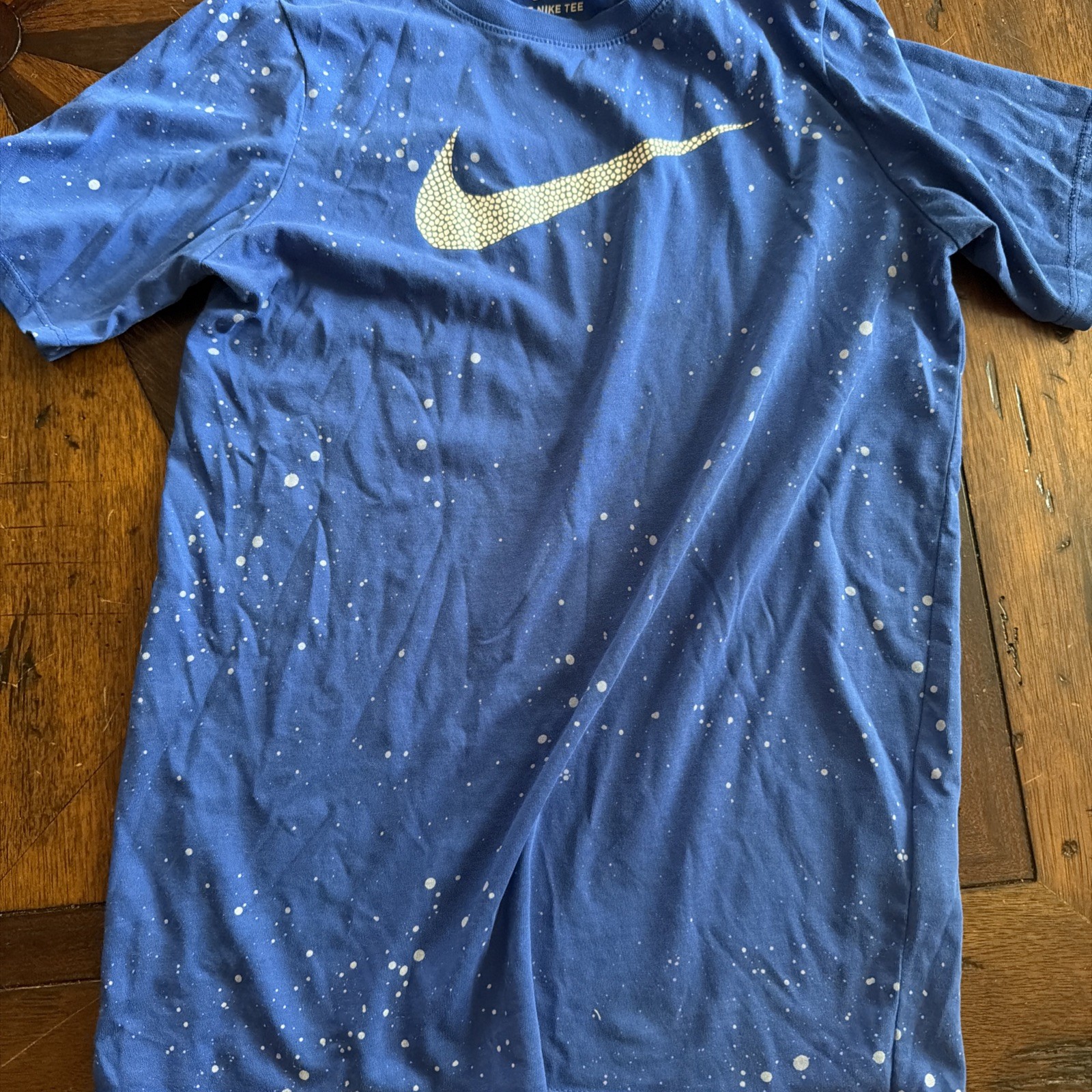 LOT 2 Nike Boys Graphic T-Shirt Size Large blue and grey 🔥 Great Nike Discount