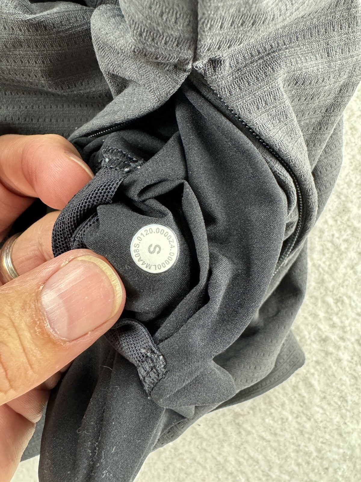 Lululemon Zip Front Hoodie Running Jacket Women’s Size Small Gray Casual Daily
