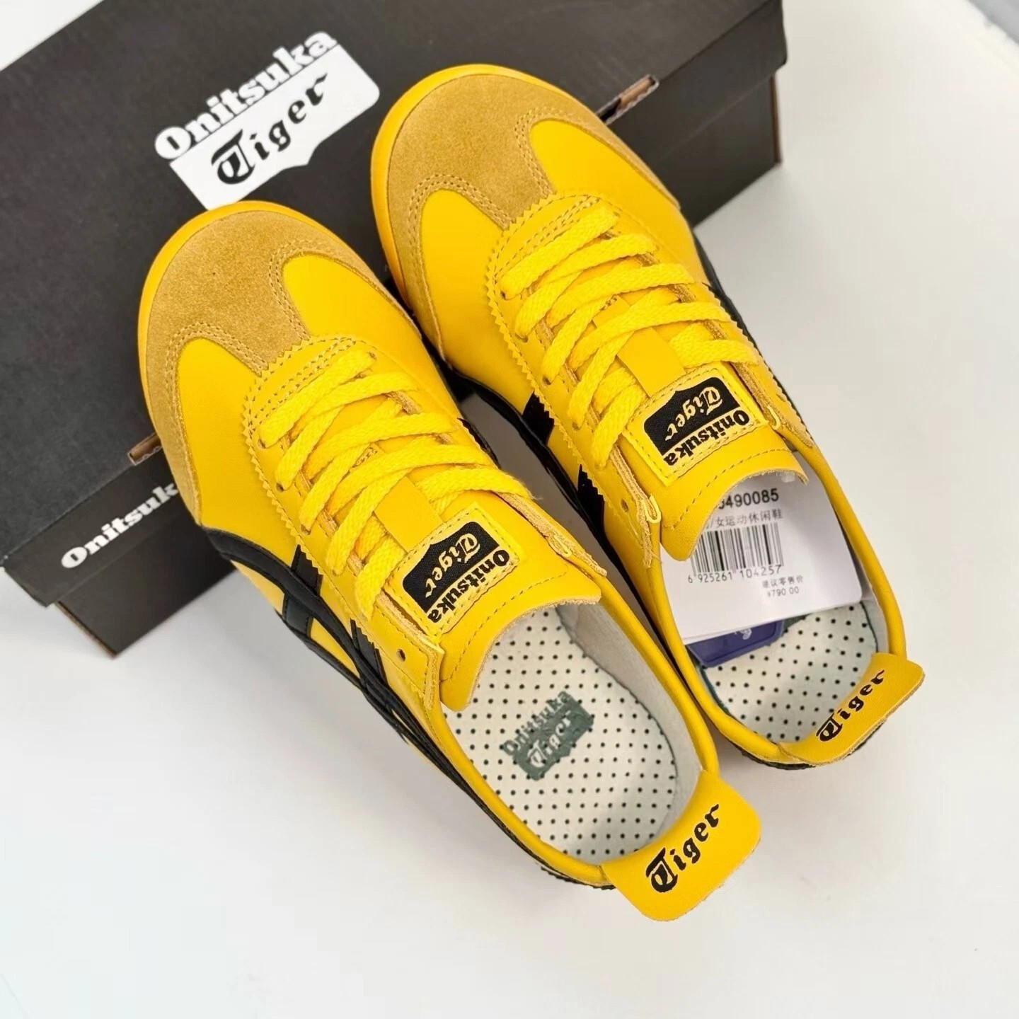 Onitsuka Tiger MEXICO 66 YELLOW BLACK Shoes New With Box 1183C102-751