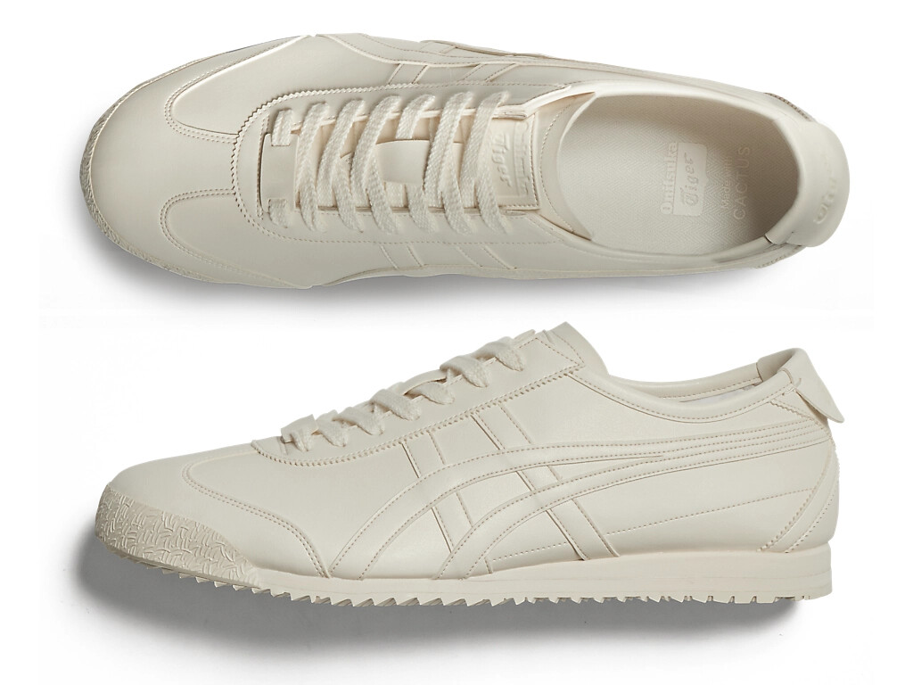 Onitsuka Tiger Mexico 66 Cream White Leather Sneakers Shoes Unisex w/ Box