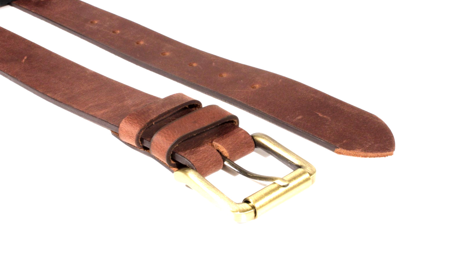 Men’s Full Grain Buffalo Leather Belt 1.5″ Heavy Duty Handmade USA Westren