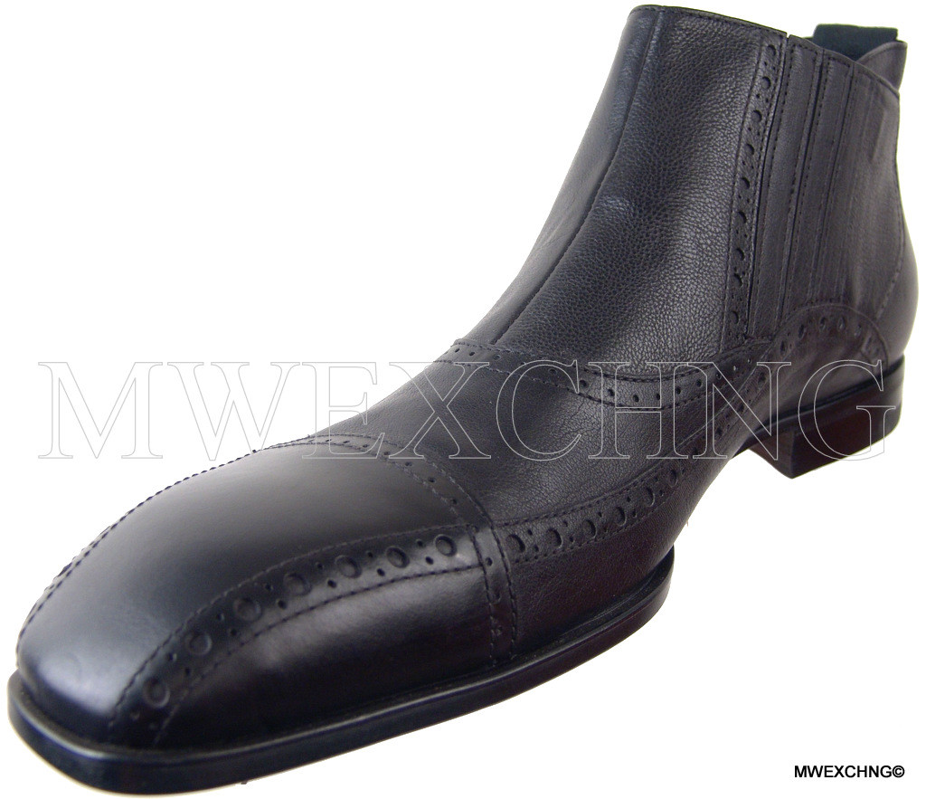 New Authentic $870 Cesare Paciotti US 7 Ankle Boots Italian Shoes