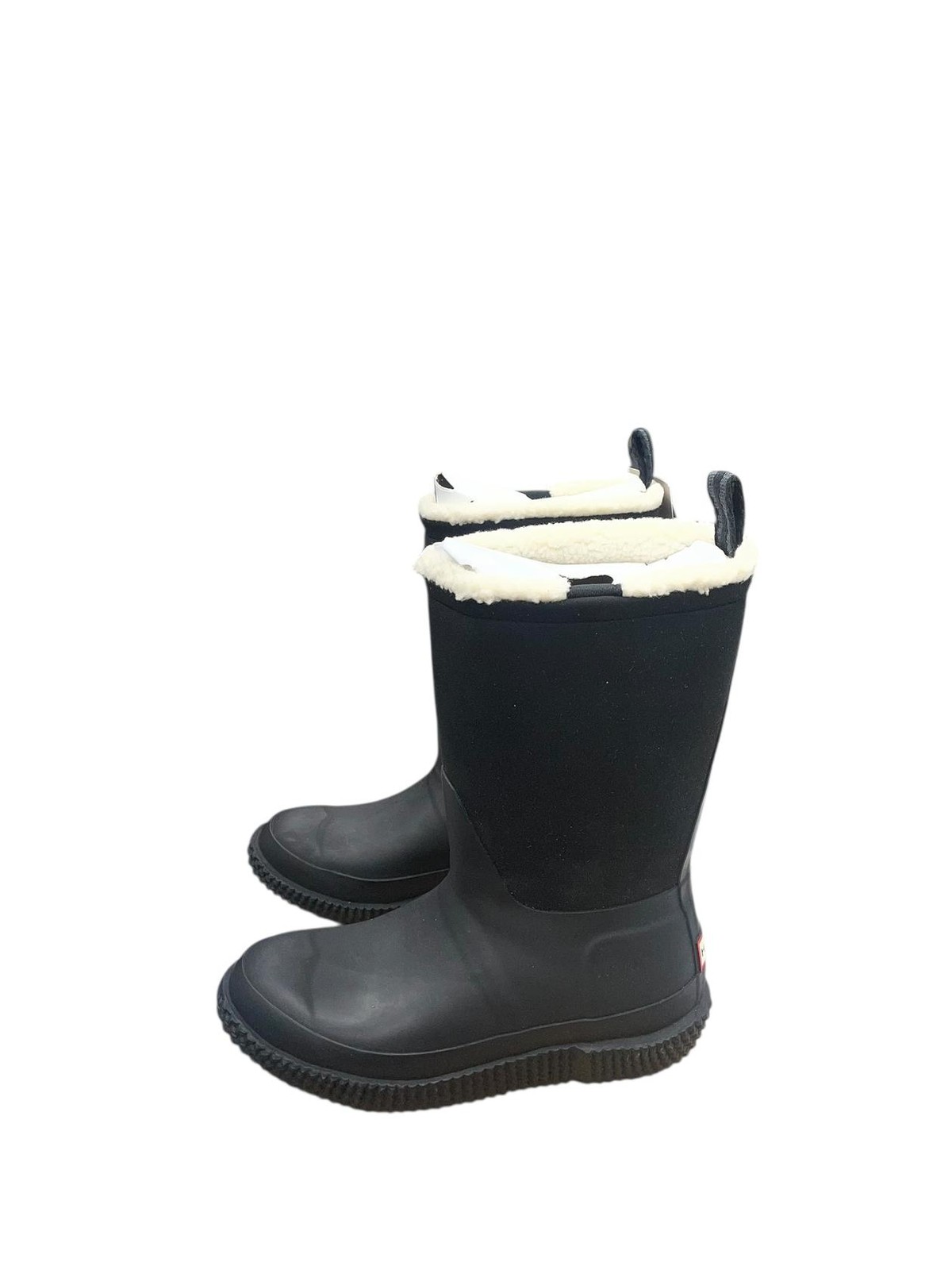 Hunter Women Insulated Webbing Shearling Boots Black Size 6