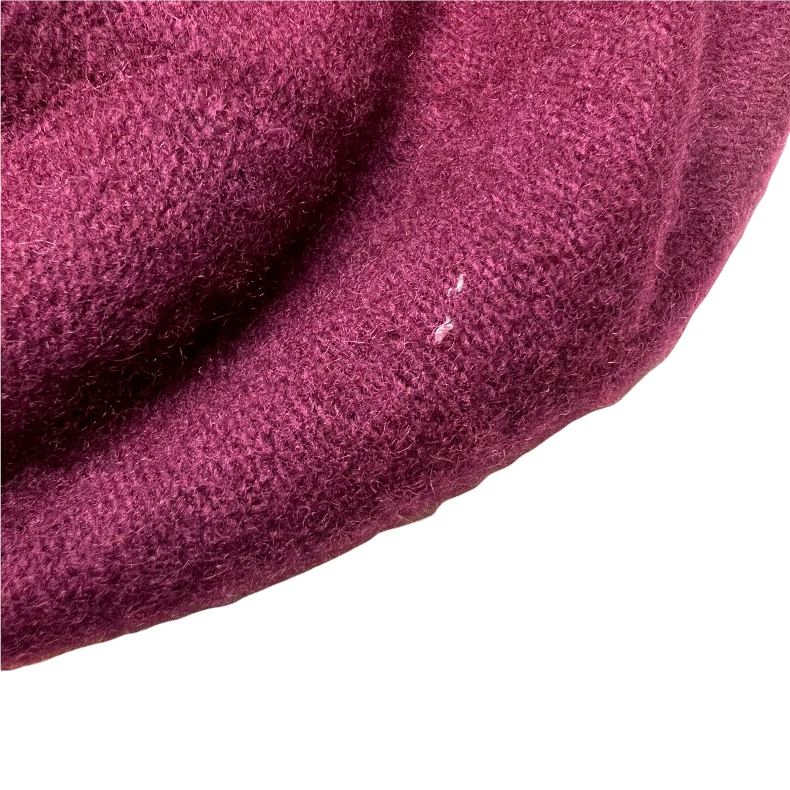 Hat Attack Burgundy Beret with Black Bow
