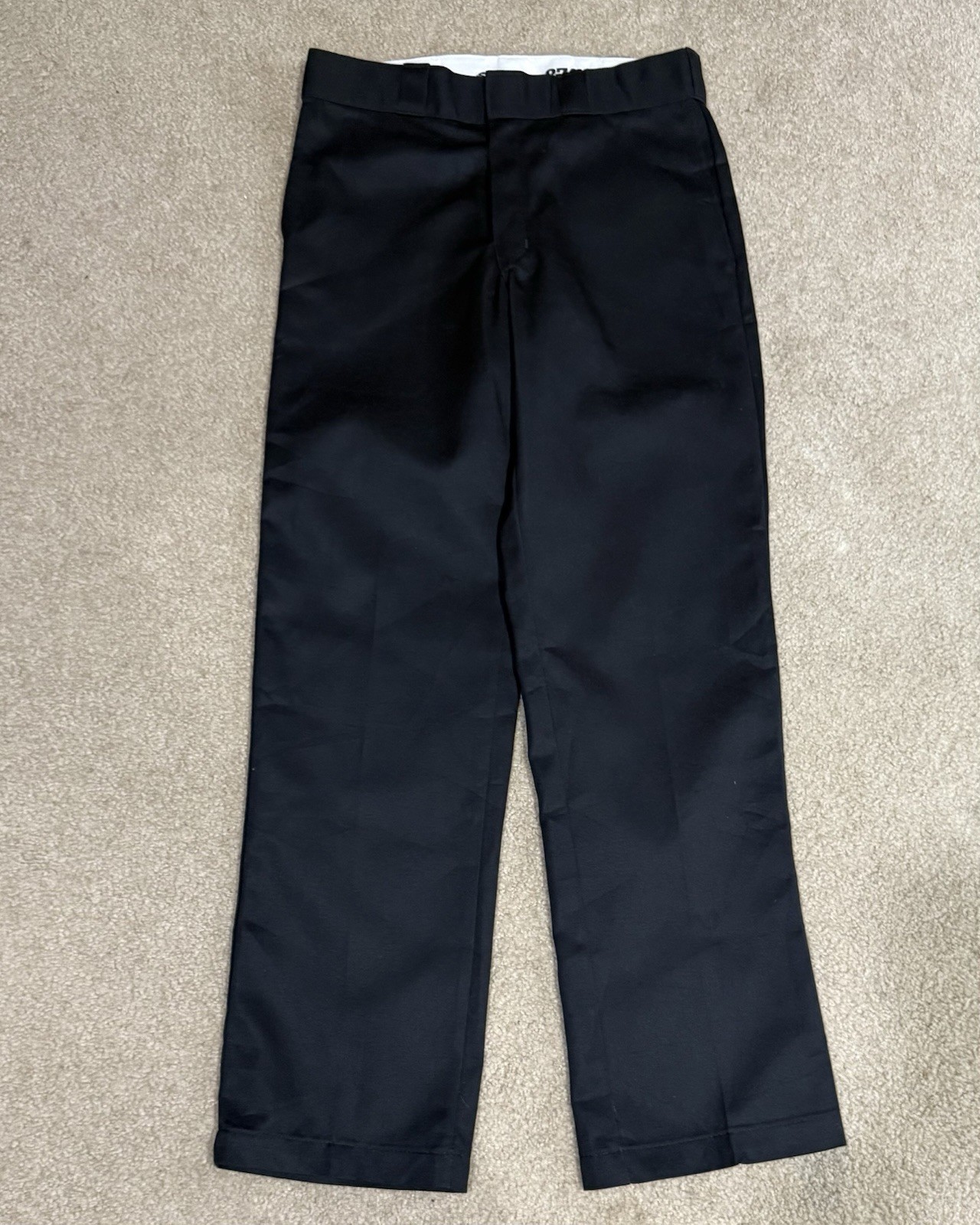 Dickies 874 Original Fit Pants Mens 32×32 Black Workwear Chino Straight Leg