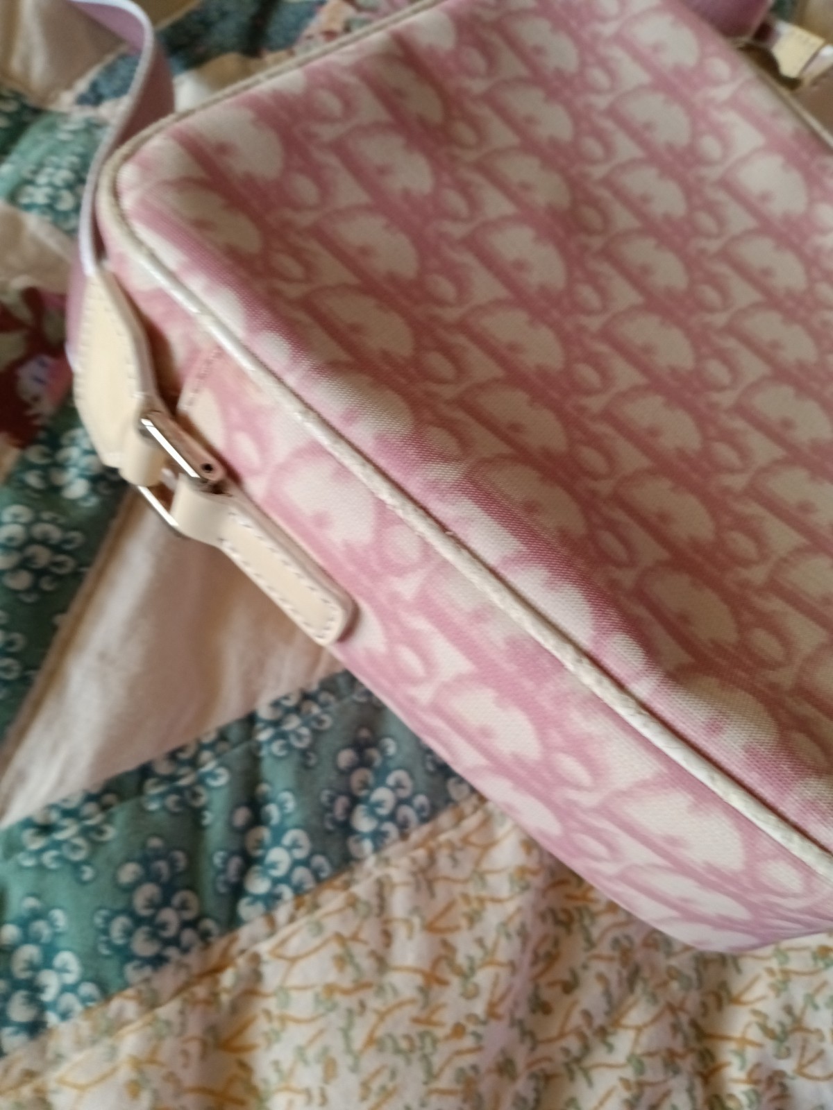 Christian Dior Diorissimo Girly Trotter Messenger Bag Pink
