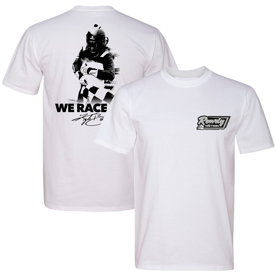 Kyle Busch We Race On T-Shirt NASCAR Racing Graphic Tee