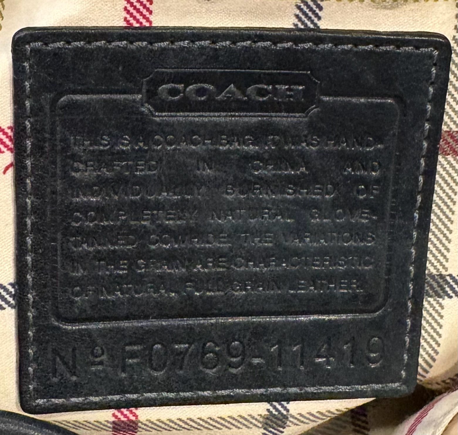 RARE Coach Bleecker Large Flap Shoulder Bag SN:F0769-11419