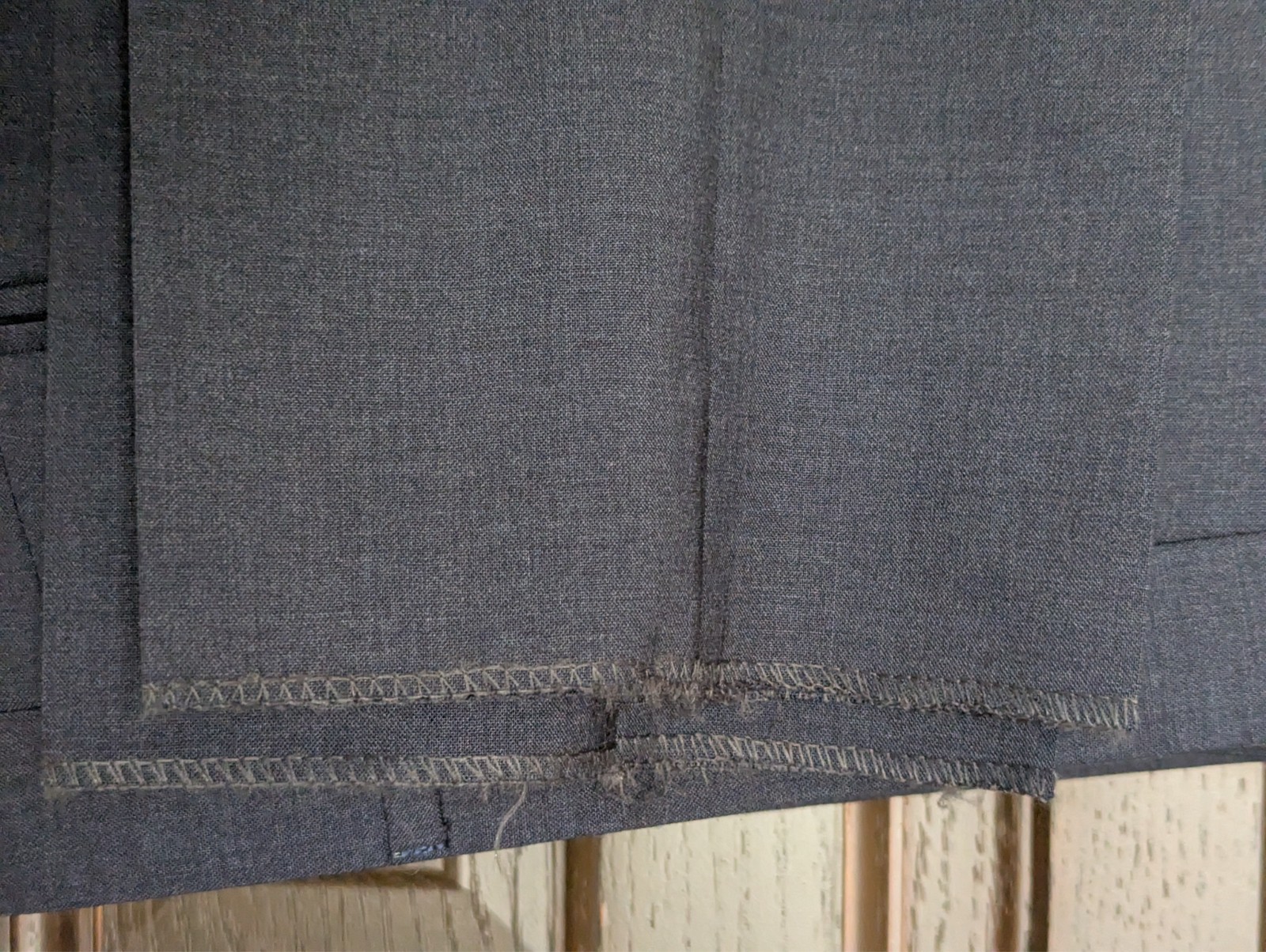 CANALI Flat Front Stretch Wool Dress Pants, Navy, Size 31 R (46 IT) – NEW