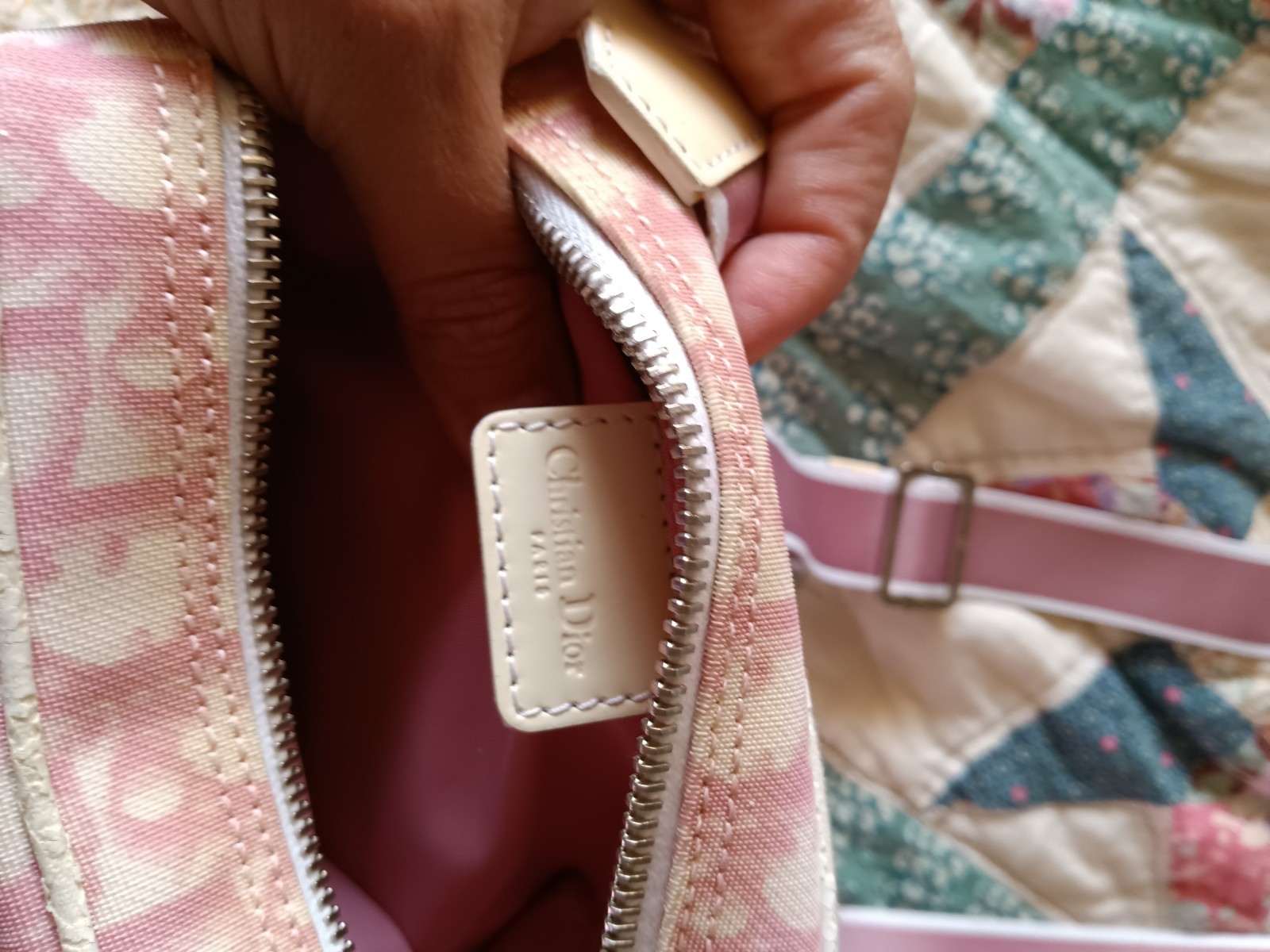 Christian Dior Diorissimo Girly Trotter Messenger Bag Pink