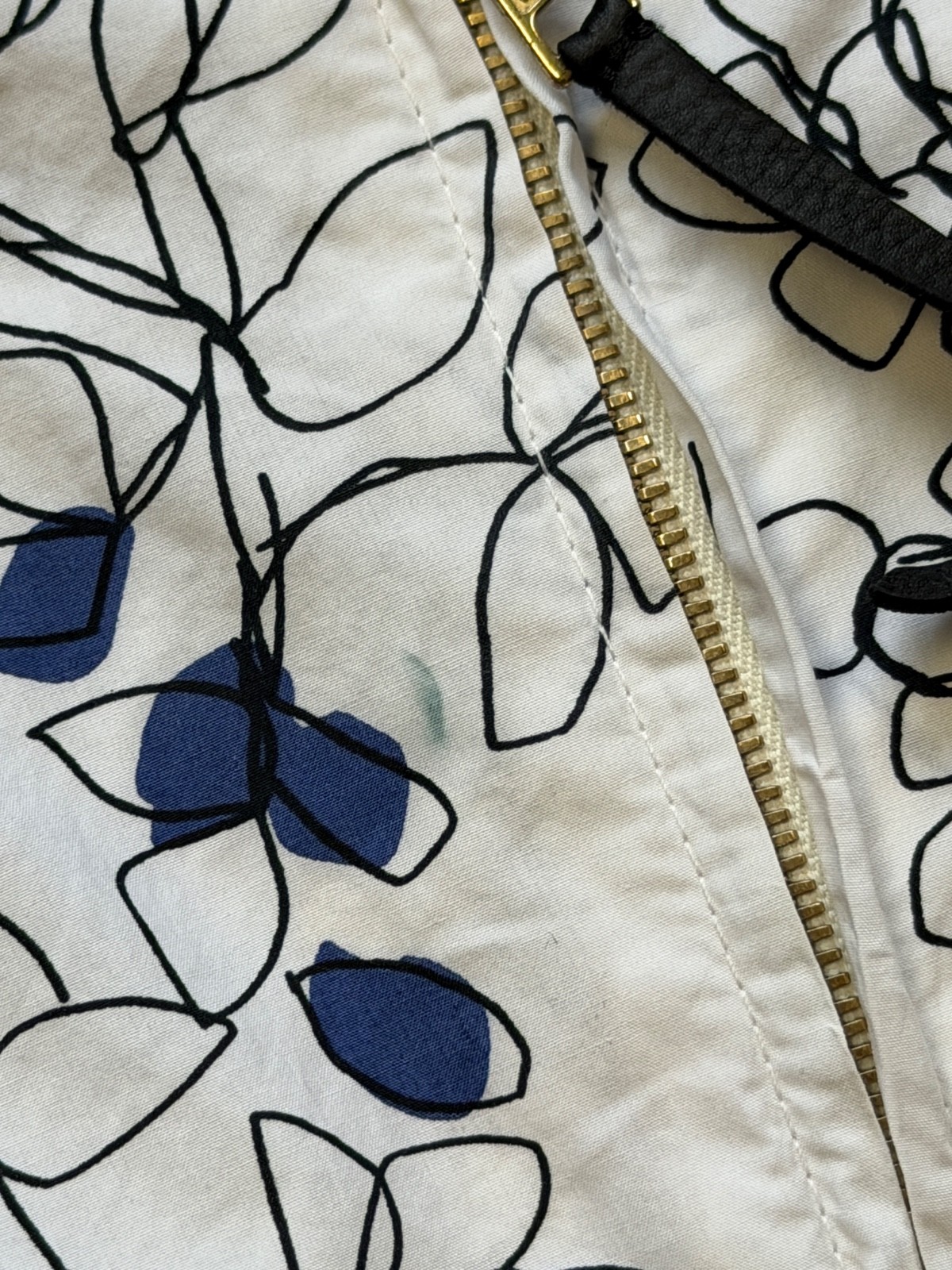 Marni Floral Sleeveless Blouse White Black Blue Made in Italy