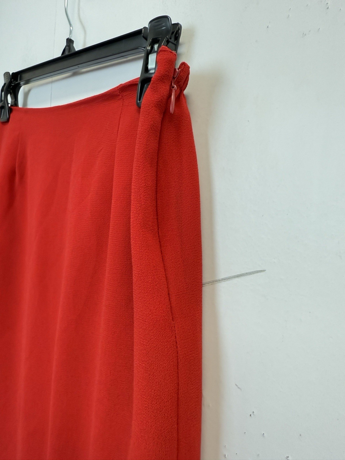 Danny & Nicole 2 Piece Skirt Suit 6P Pleated Career Business Office Dressy Red