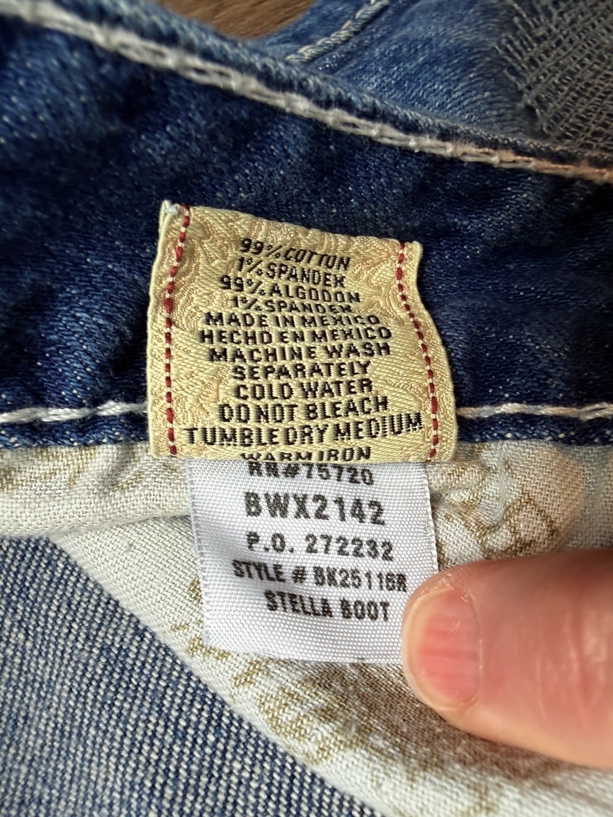 BKE Stella Bootcut Distressed Medium Wash Denim Jeans Women’s 29 x 31.5