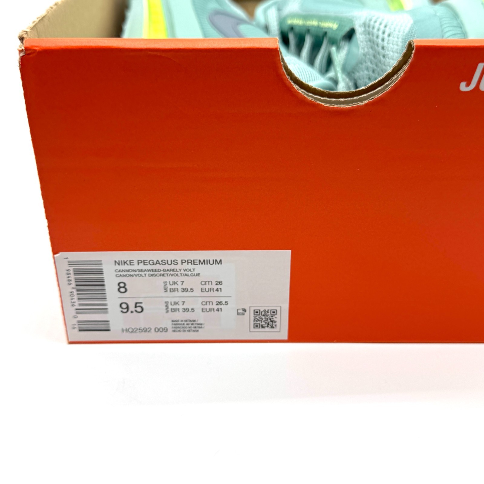 Nike Mens Pegasus Premium Cannon Green Shoes Sz 8 M / 9.5 W New HQ2592-009