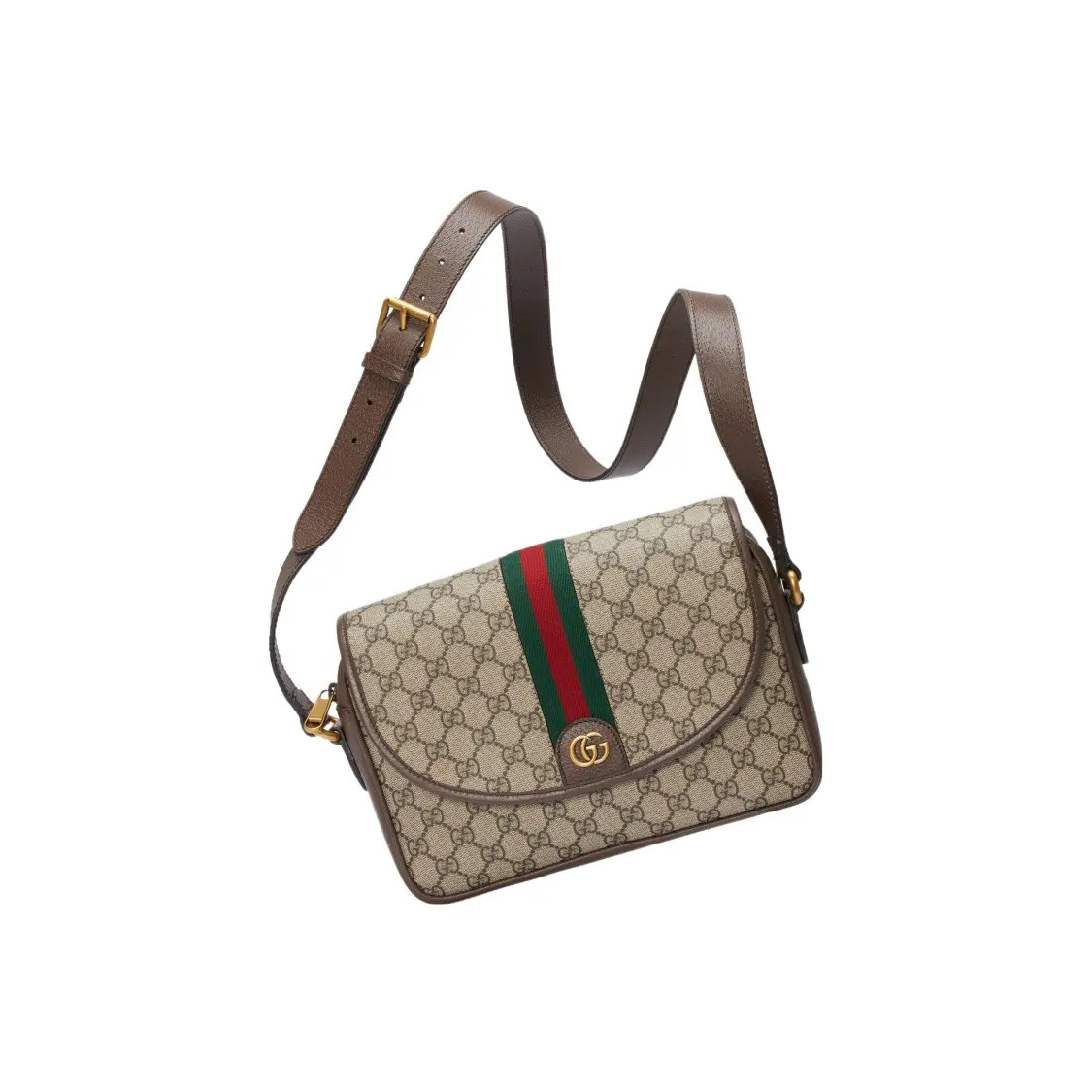 Gucci Ophidia Double G Logo Postman Bag Shoulder Bag Men’s 10.6×2.7×7.8 in