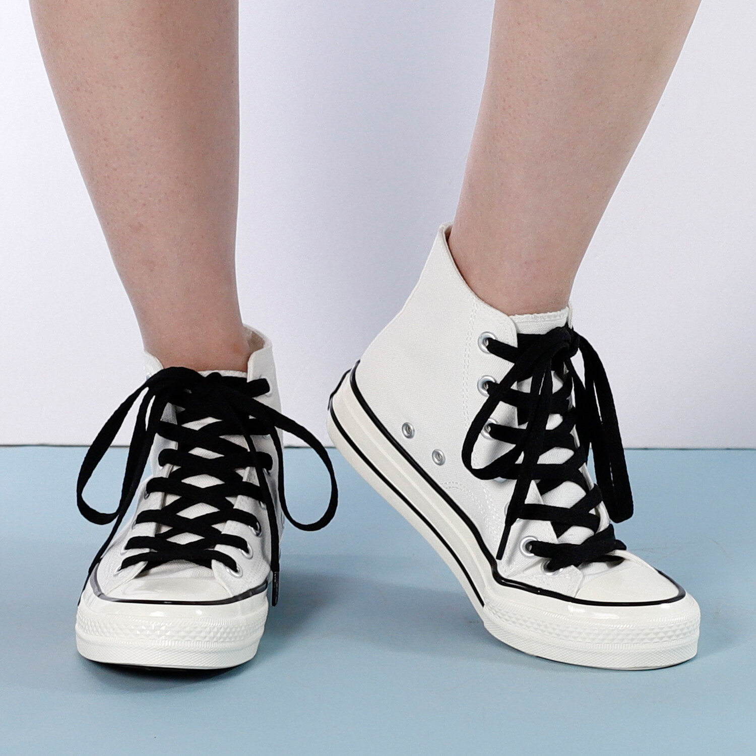 2Pair 24 27 36 45 63 72 Inch Flat Shoelaces Replacement for Sneakers Boots Black