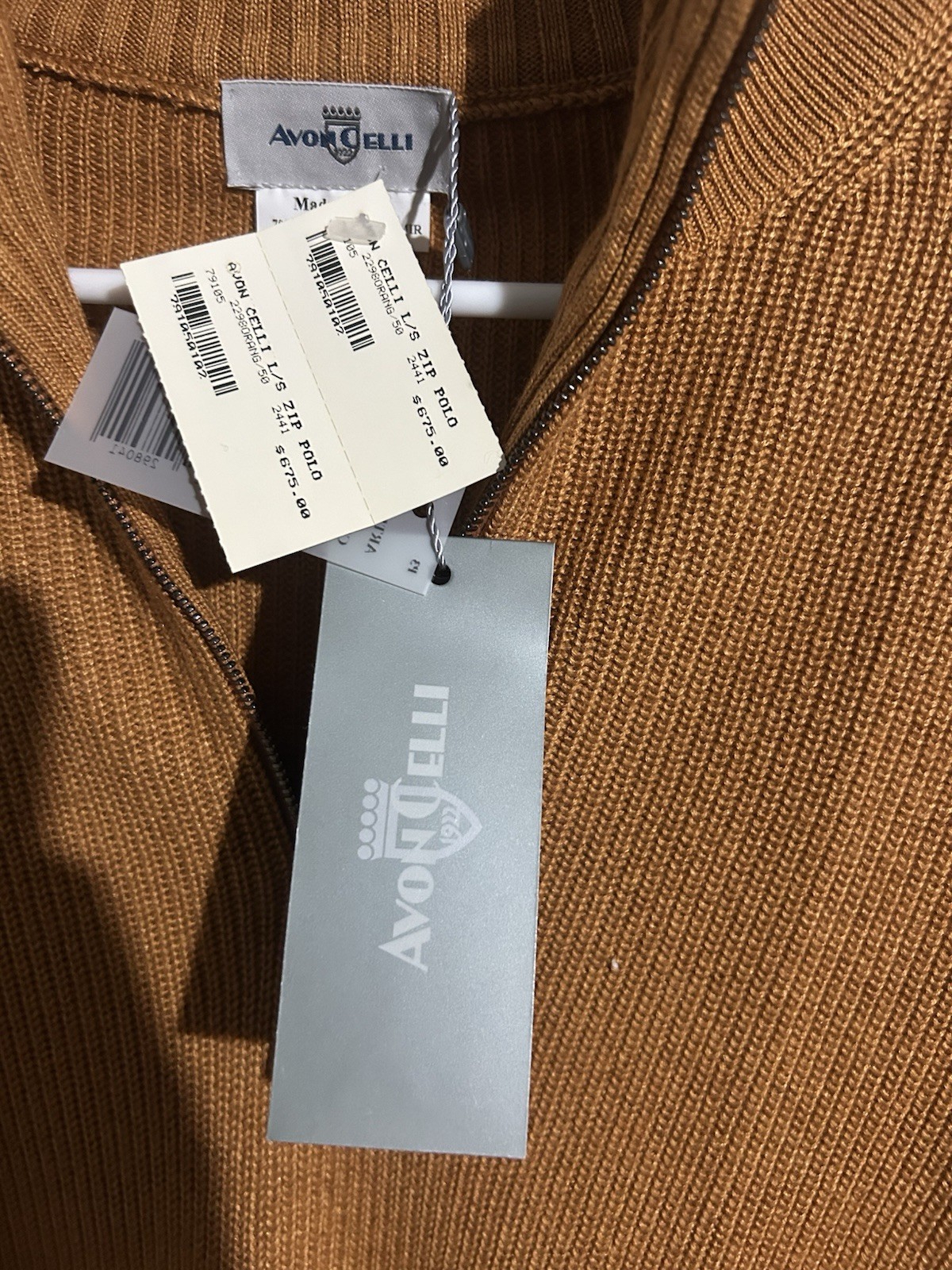 Avon Celli half zip knit sweater