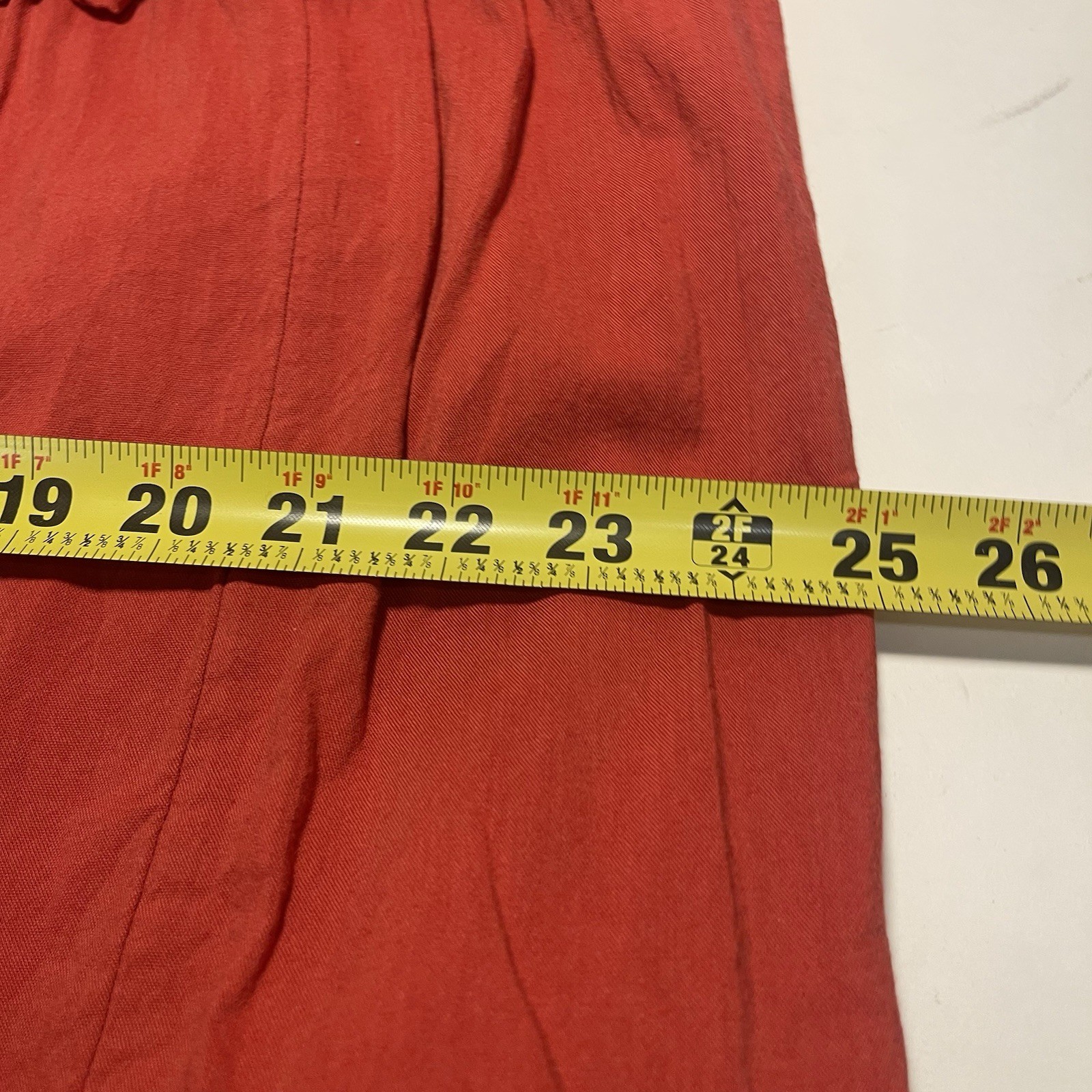Old Navy Midi Tiered Red Dress L Beach Vacation Preppy Summer Smoked Sleeves