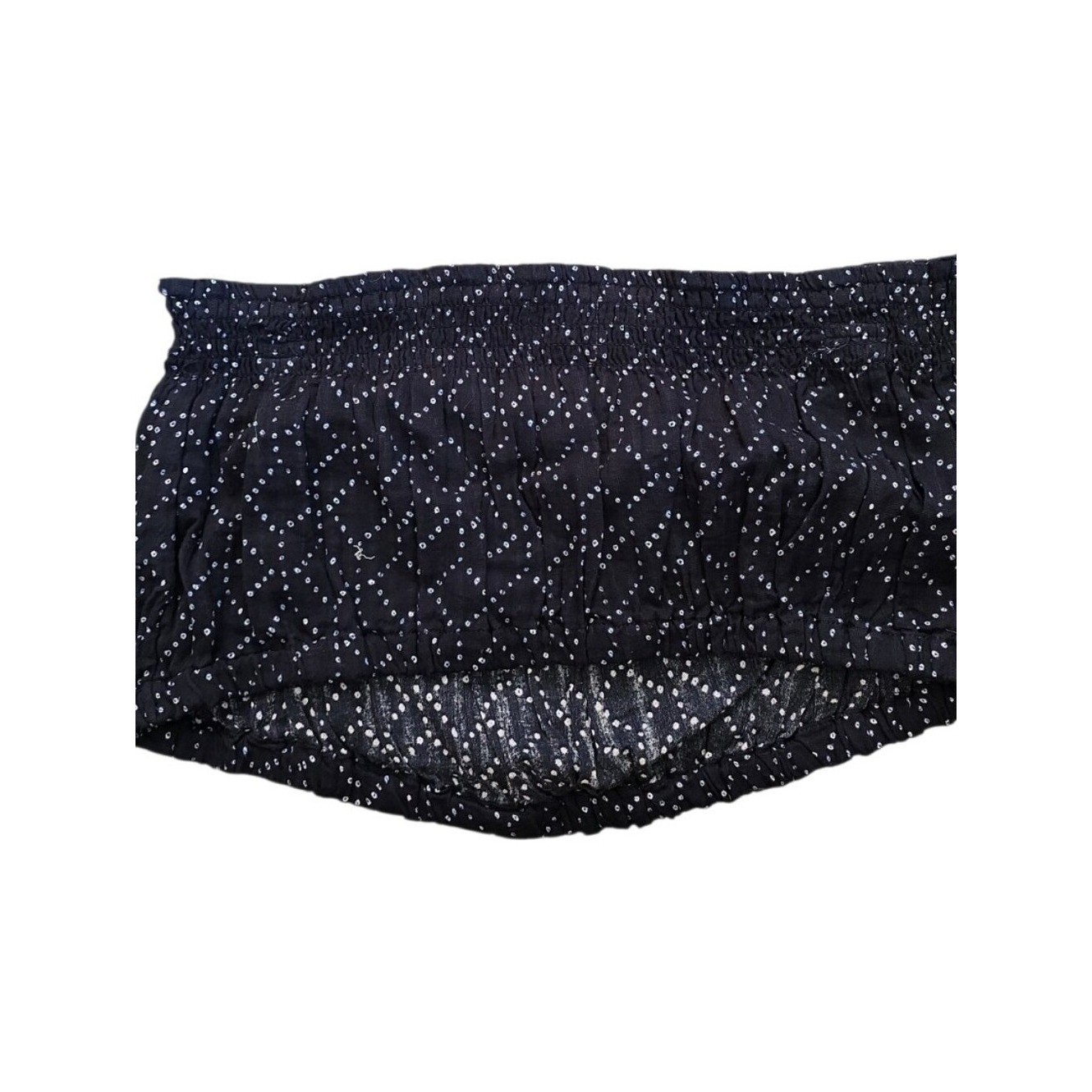 NWT Universal Thread Navy Geometric Print Strapless Tube Top Medium